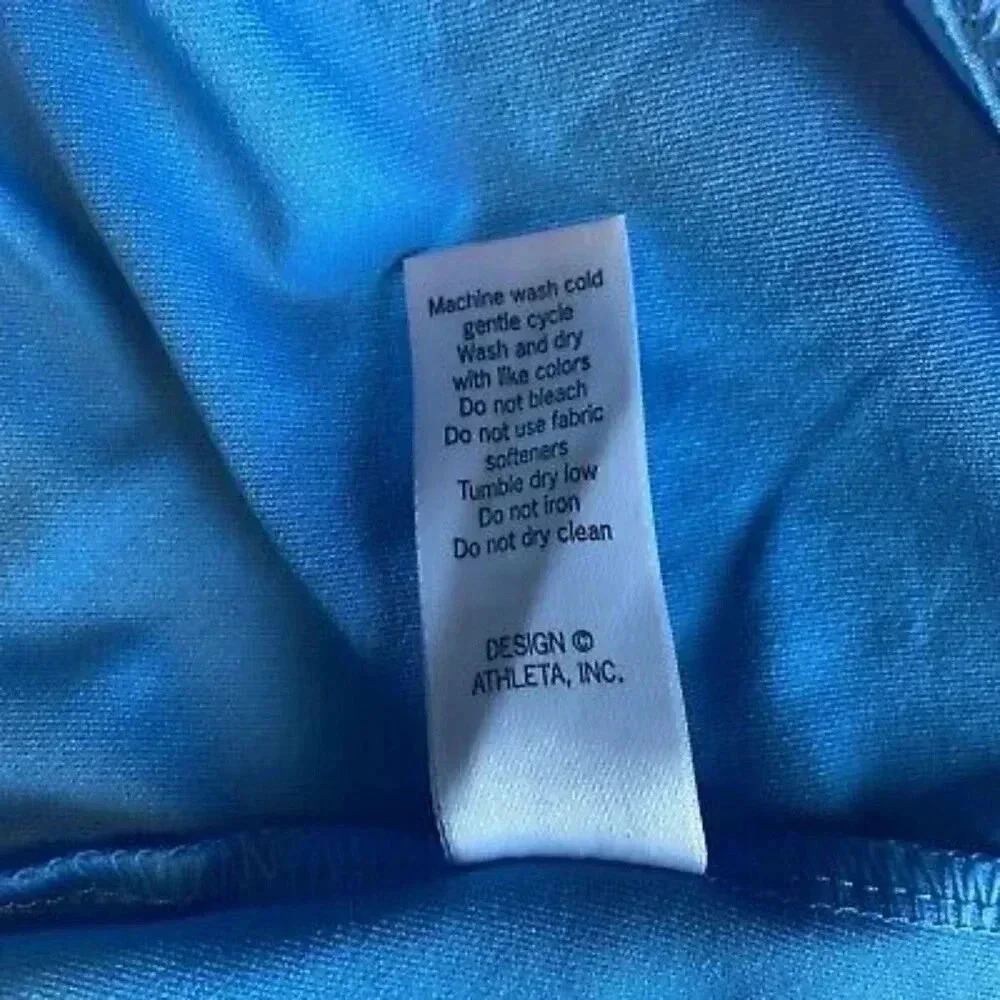 Athleta Blue Racerback Tank Top - Picture 6 of 8